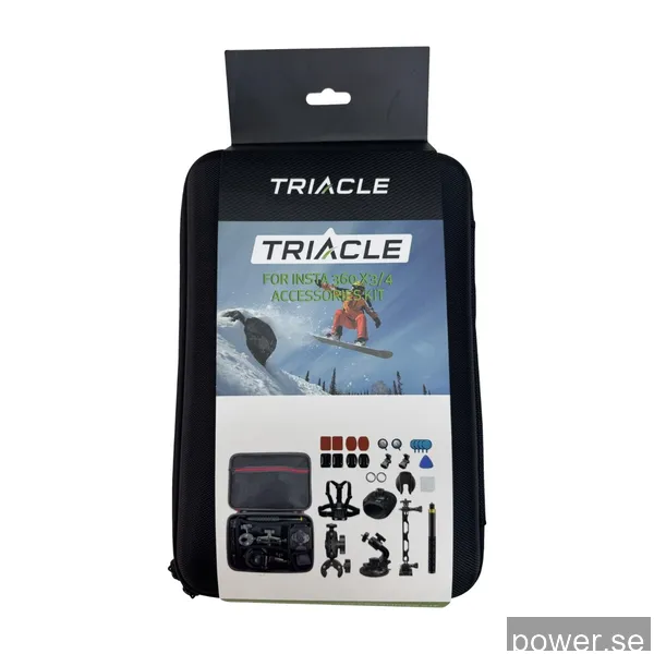 Triacle Insta360 X3/4 tillbehörspaket