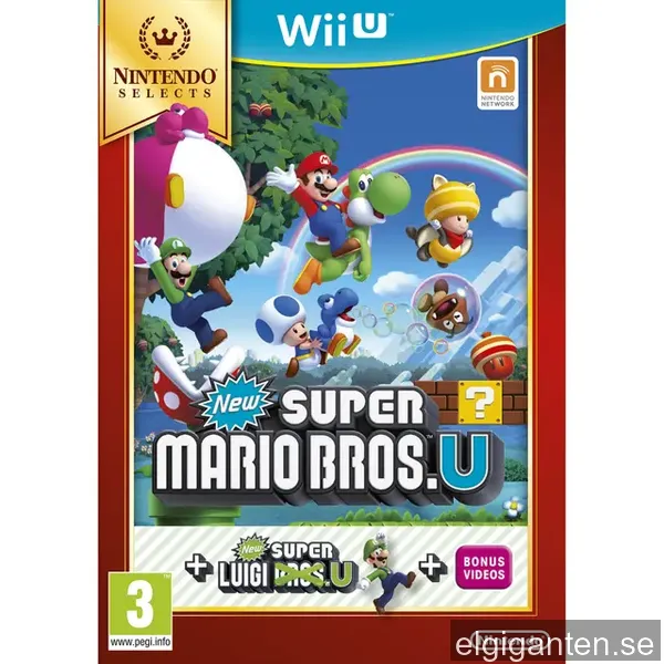 New Super Mario Bros. U + New Super Luigi U - Nintendo Wii U - Samling
