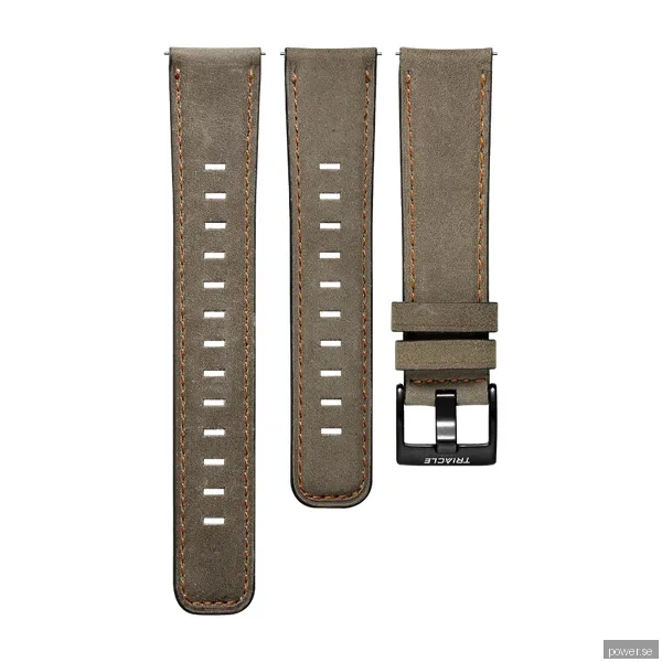 Triacle Naturläderarmband universal 20 mm V2, brun