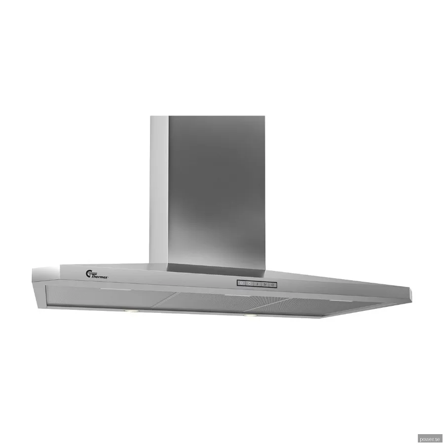 Thermex Decor 787 CVV köksfläkt, 90 cm rostfritt stål
