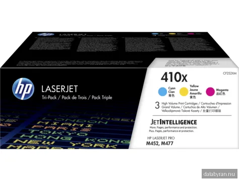 HP Lasertoner 410X High Yield Original Cyan Magenta Gul