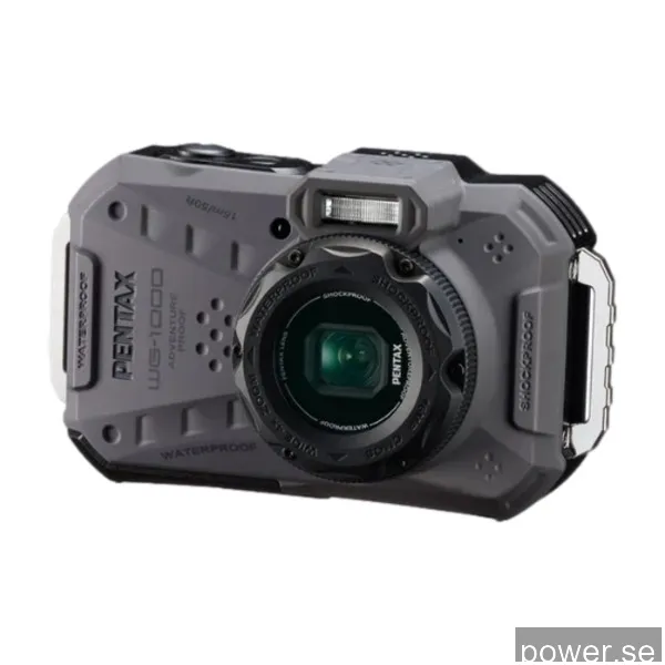 Ricoh/Pentax WG-1000 -kompaktkamera, grå
