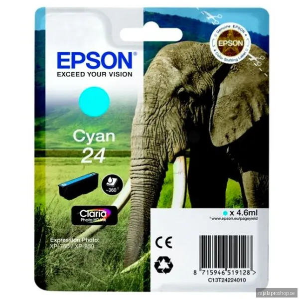 Epson T2422 ink, cyan