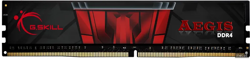 G.Skill AEGIS DDR4-3000 - 8GB - CL16 - Single Channel (1 pcs) - Intel XMP - Svart