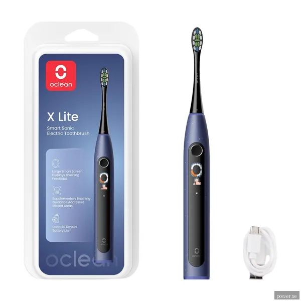 Oclean X Lite eltandborste, mörkblå