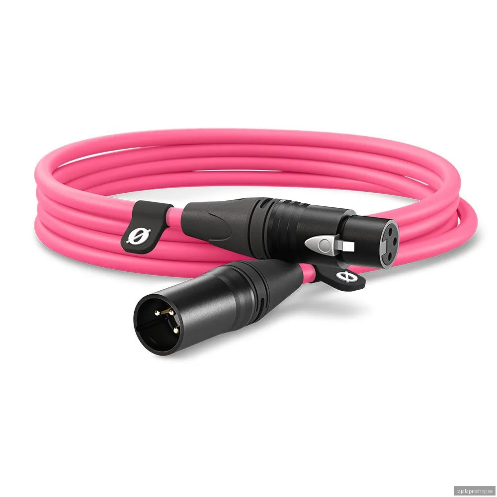 RØDE XLR-kabel 3 m, rosa