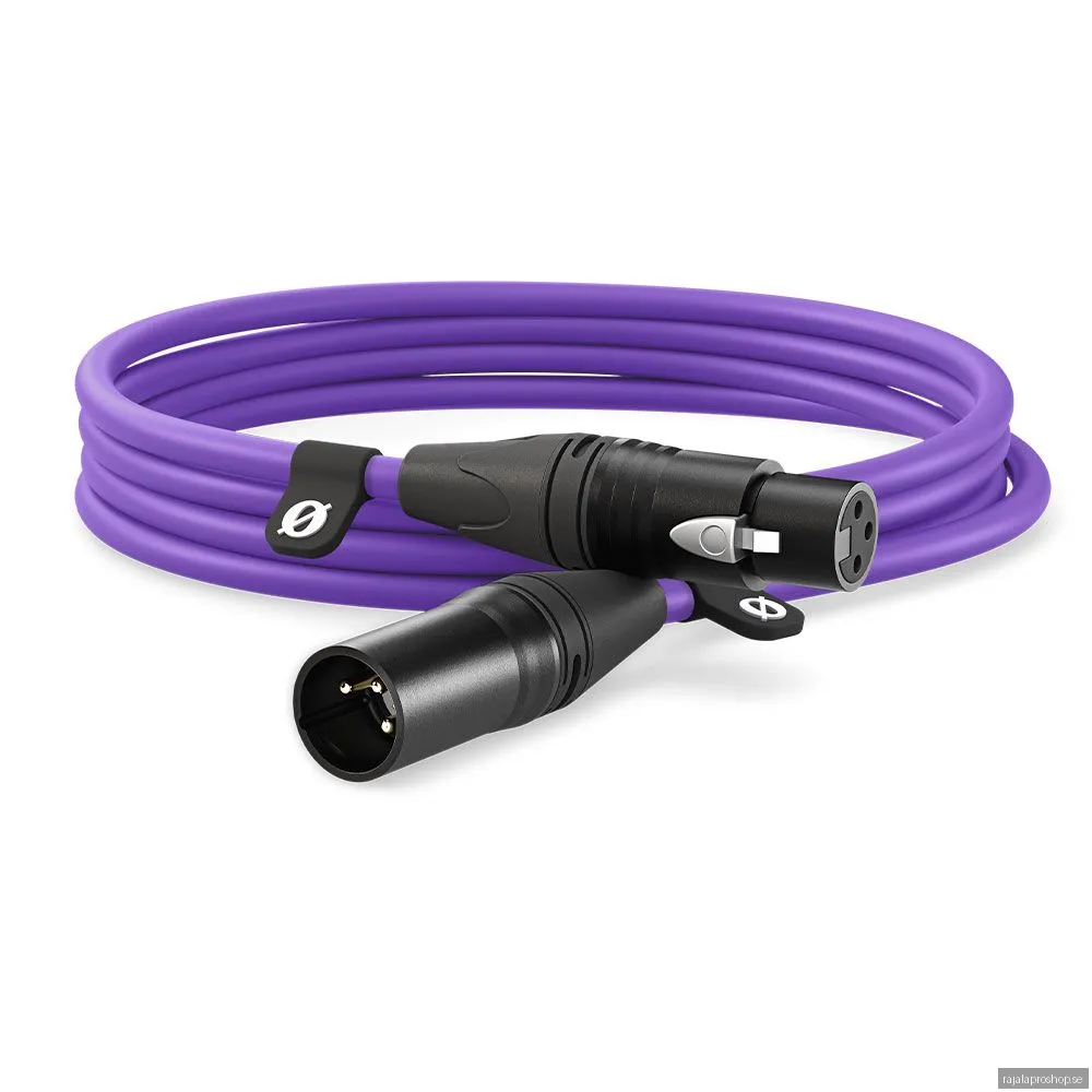 RØDE XLR-kabel 3 m, lila