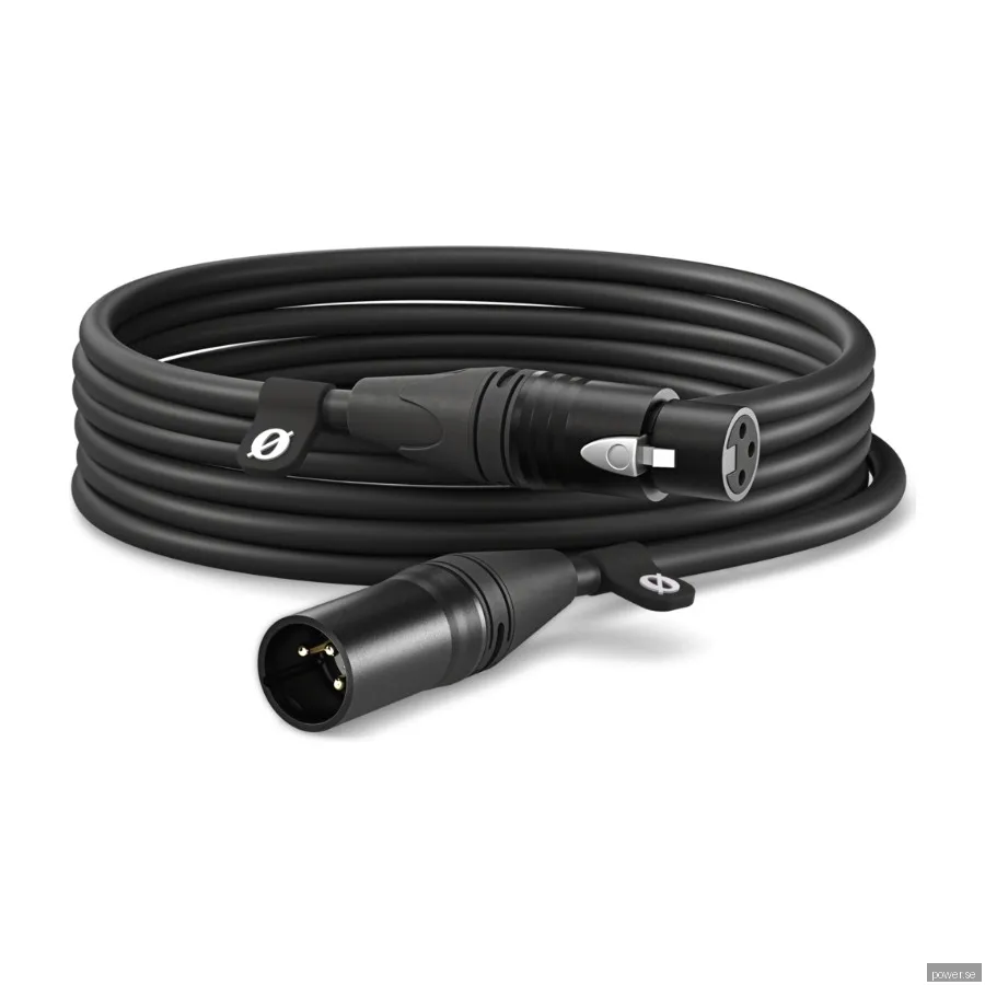 RØDE XLR-kabel 6 m, svart
