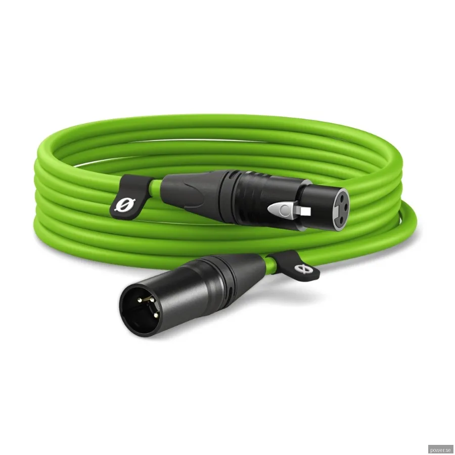 RØDE XLR-kabel 6 m, grön