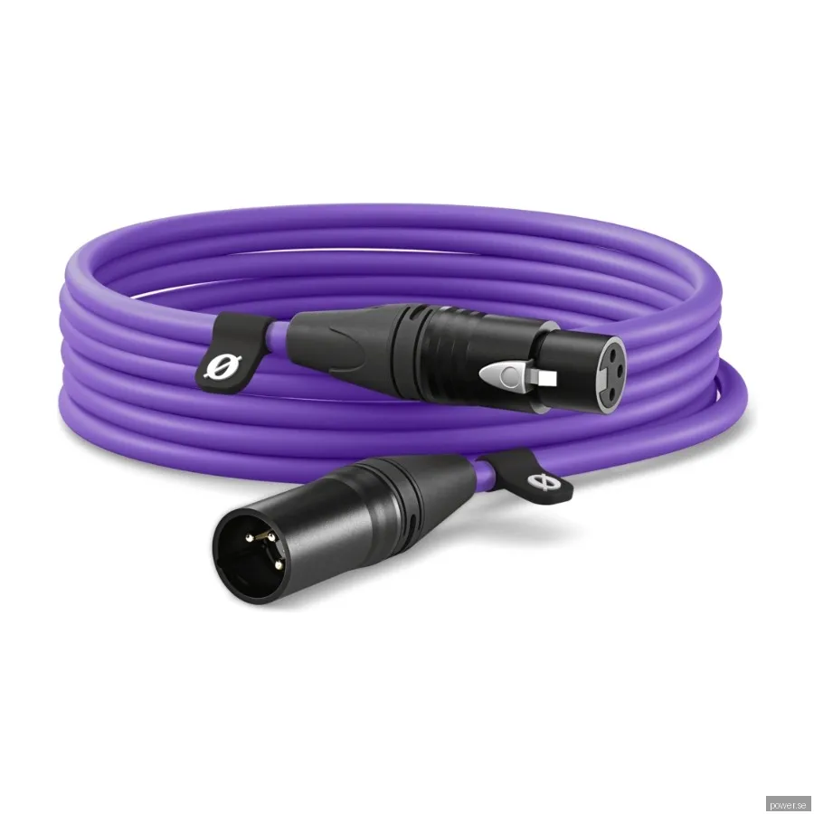 RØDE XLR-kabel 6 m, lila