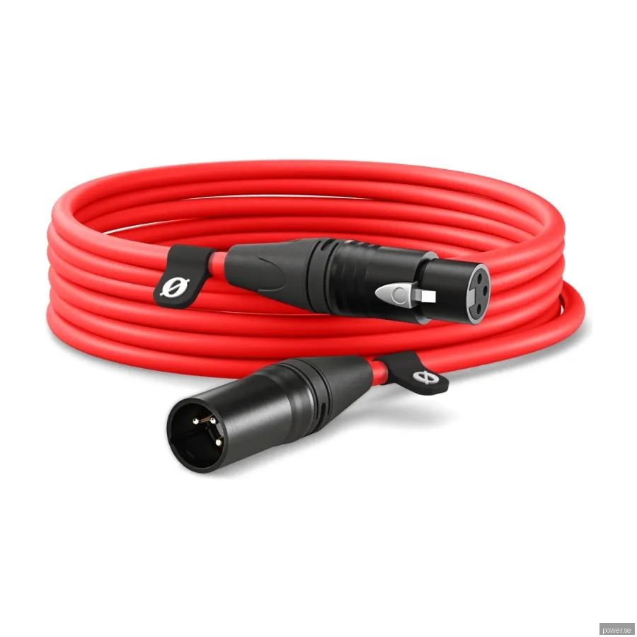 RØDE XLR-kabel 6 m, röd