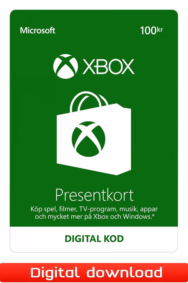 Xbox Live presentkort 100 SEK
