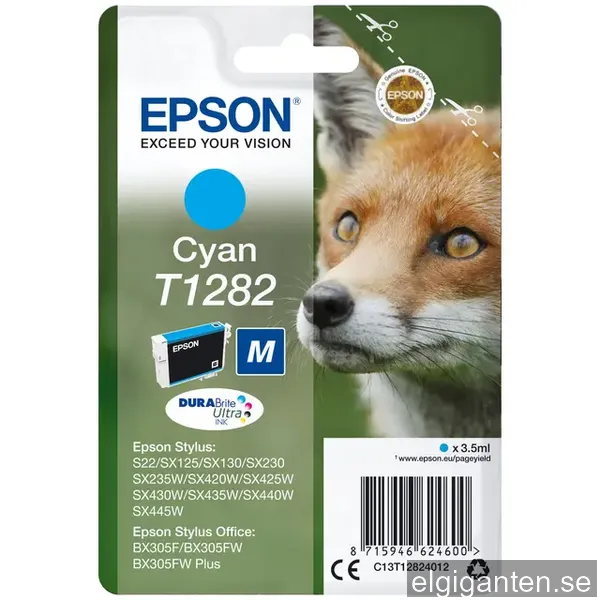 Epson bläckpatron DuraBrite Ultra T128 Cyan