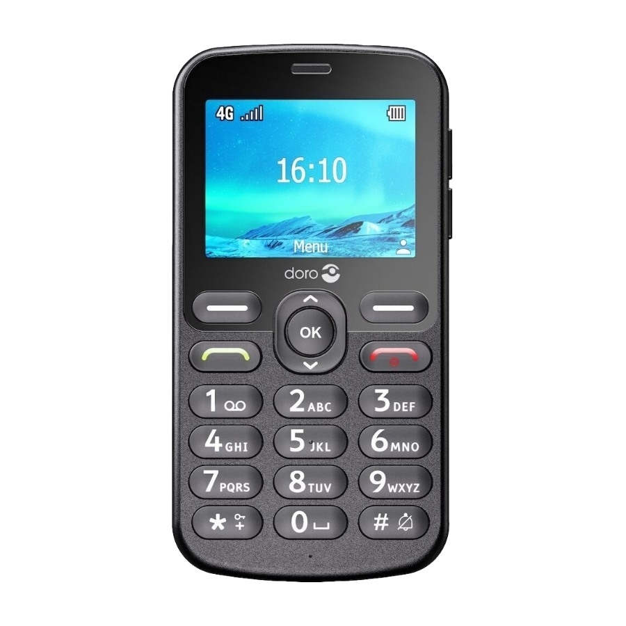 Doro 1881 mobiltelefon (svart)