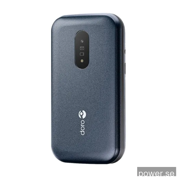 Doro 2821 4G mobiltelefon (laddare ingår ej), blå/vit