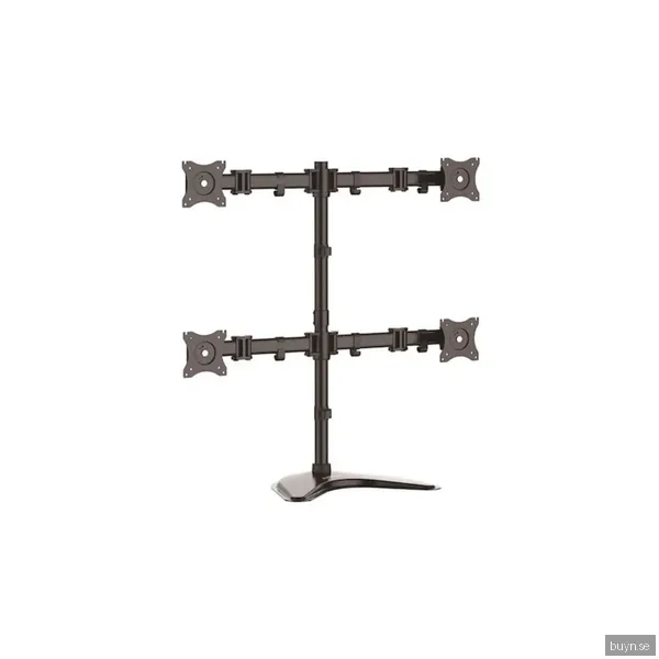 StarTech.com Quad Monitor Stand - Steel - For VESA Mount Monitors up to 27"