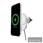 Belkin BoostCharge Pro Qi2 15W magnetisk billaddare (vit)