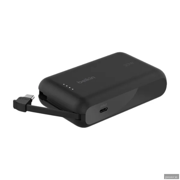Belkin 10K PD20W USB-C powerbank, svart