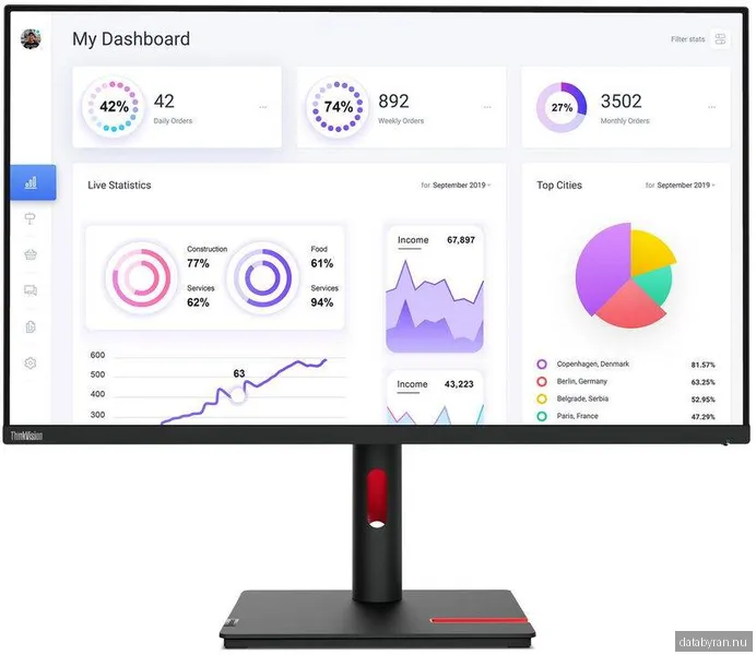 Lenovo ThinkVision T32p-30 31,5" QHD-skärm