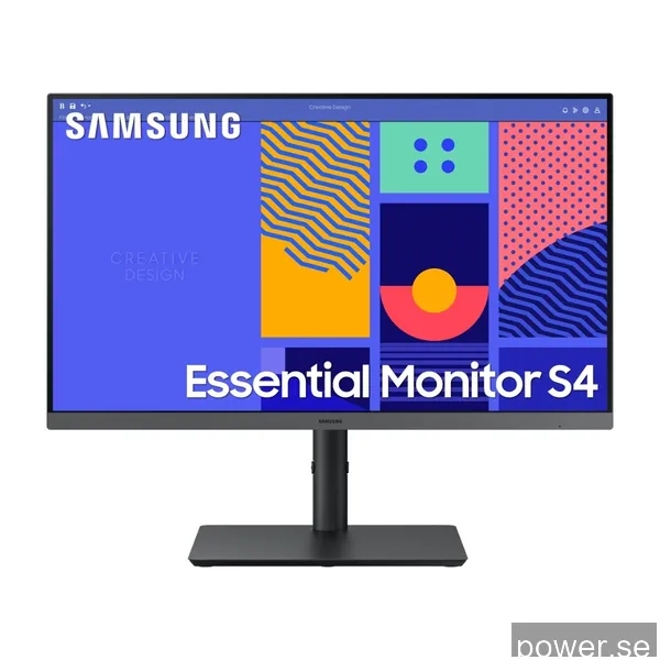 Samsung Essential S4 24" Full HD-skärm, svart