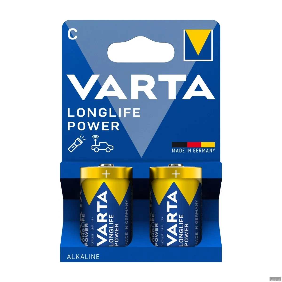 Varta Longlife Power C batterier (2-pack)