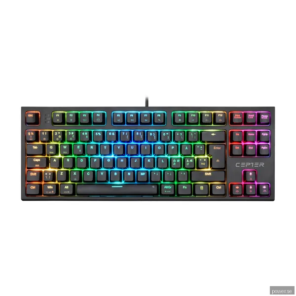Cepter Zeta TKL mekaniskt gamingtangentbord
