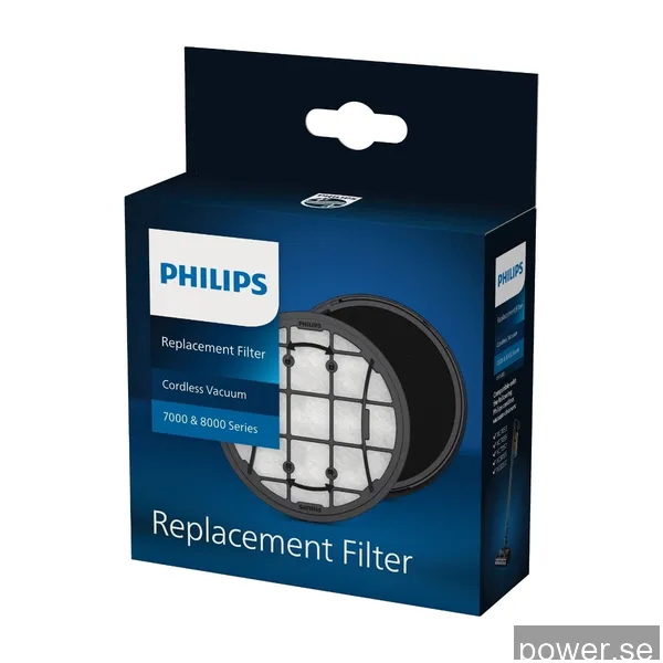 Philips Cordless Vacuum 7000 & 8000 Series filter