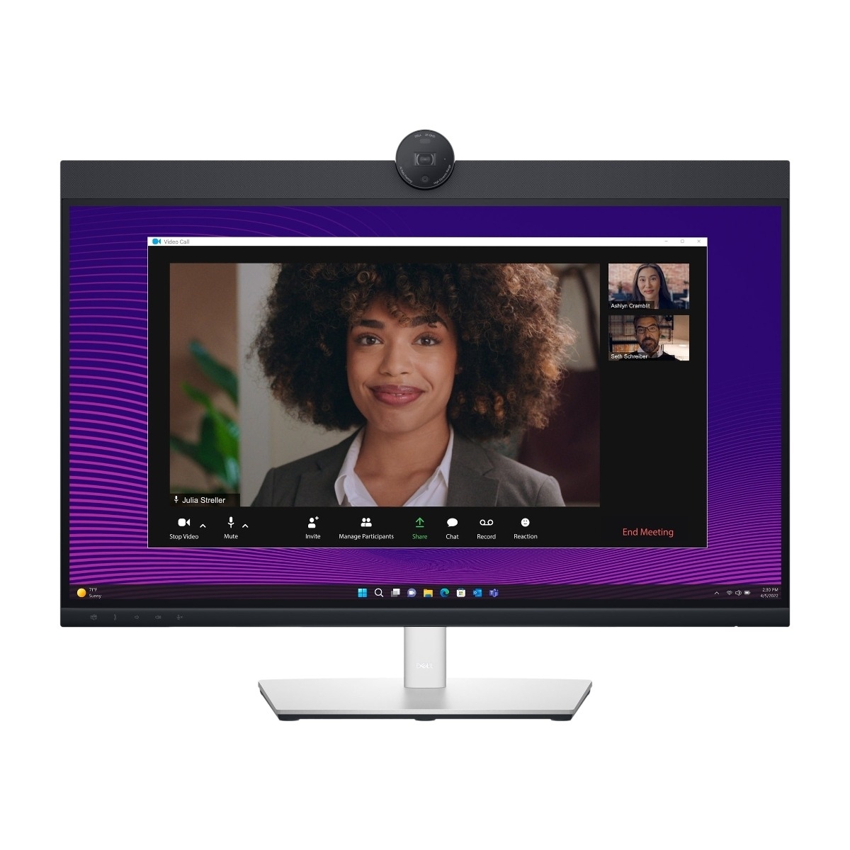 Dell 27 Video Conferencing Monitor P2724DEB LED-skärm - QHD - 27"