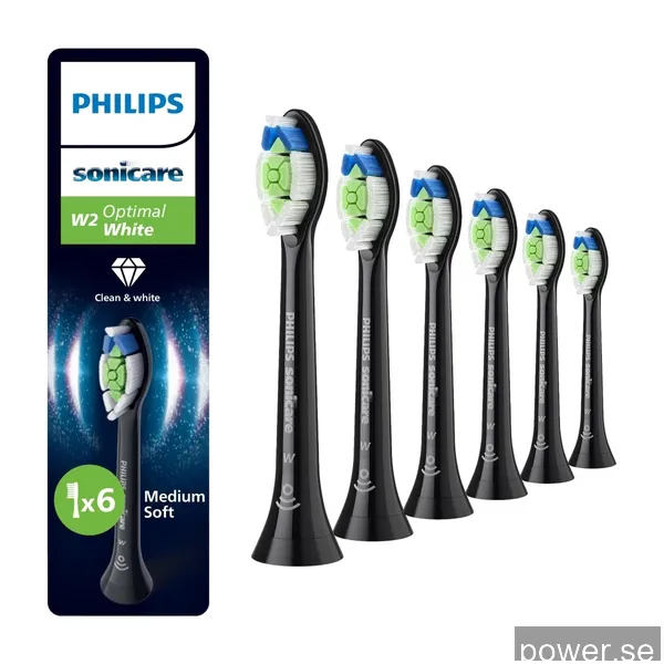 Philips Sonicare W2 Optimal tandborsthuvud HX6066/88 (6 pack)