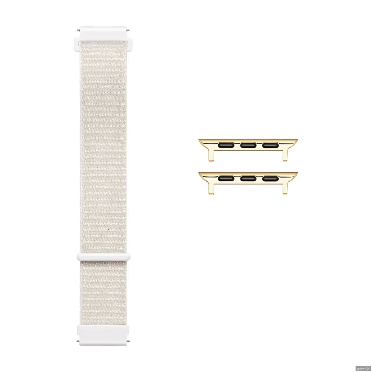 Triacle Classic Armband Nylon Universell 20 mm, vit