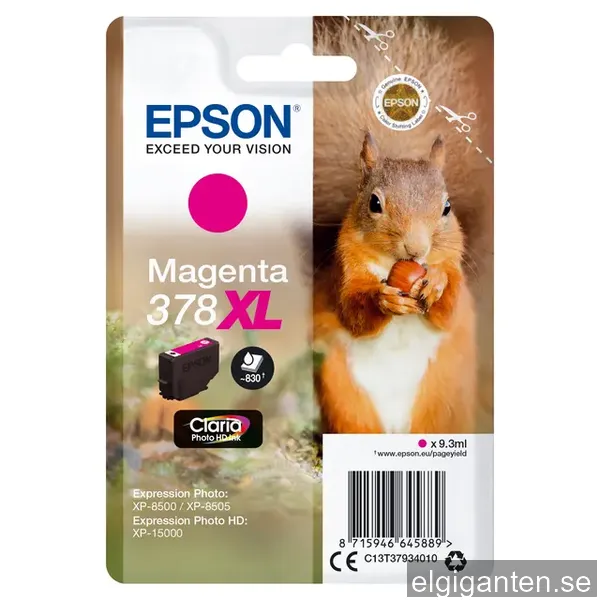 Epson bläckpatron Claria Photo HD 378XL Magenta