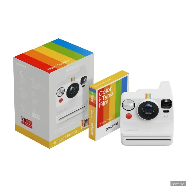 Polaroid Now+ Generation 3 snabbkamera startpaket, vit