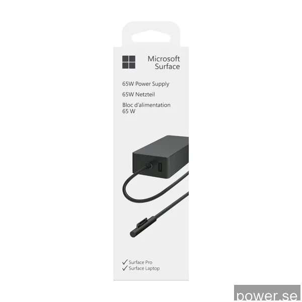 Microsoft Surface 65W Power Supply