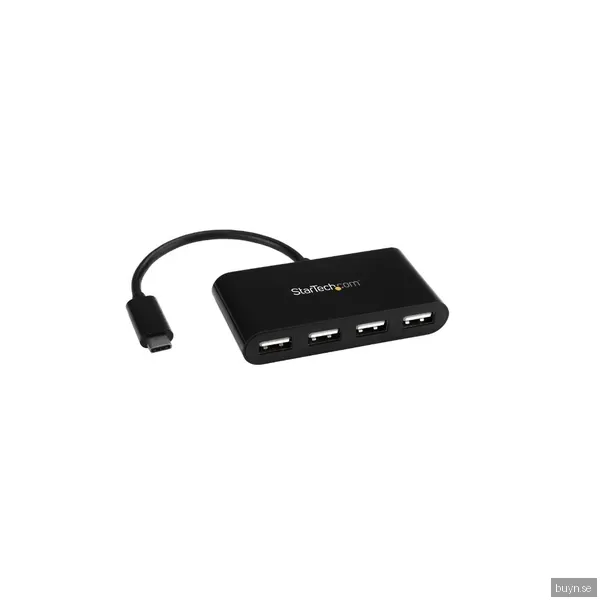 StarTech.com USB-C Hub 4-Port USB Hub - USB 2.0 - 4 porte - Svart