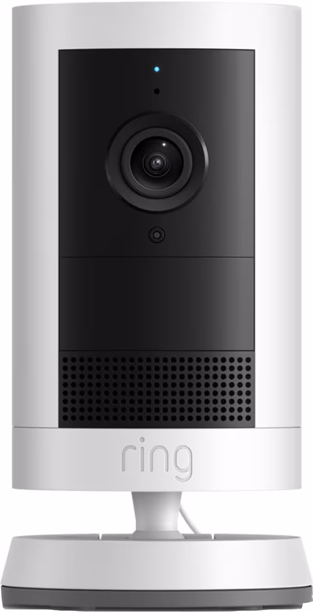 Ring Outdoor Cam Plus Plug-in Retinal 2K - White