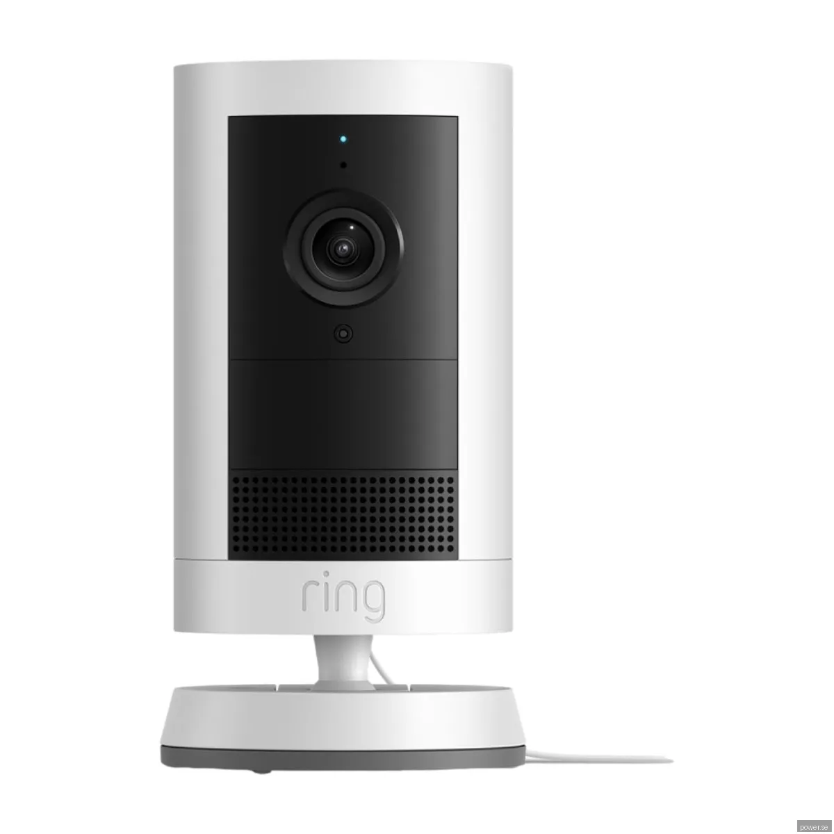 Ring Outdoor Cam Plus Plug-In säkerhetskamera, vit