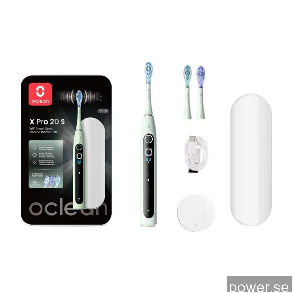 Oclean X Pro 20 S eltandborste, grön