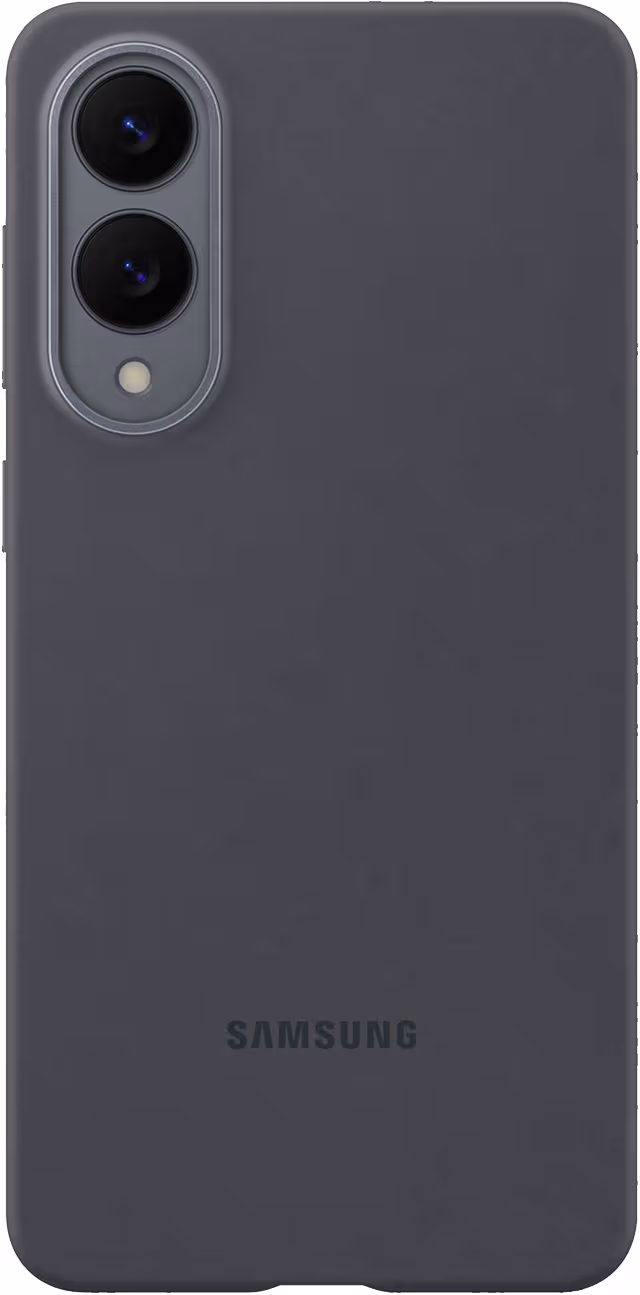 Samsung EF-PS937 - Baksidesskydd för mobiltelefon silikon - svart - för Galaxy S25 Edge