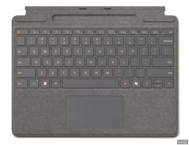 Microsoft Surface 10 Pro Type Cover + Slim Pen 2, nordiskt - Platina
