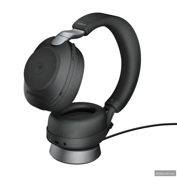 Jabra Evolve2 85 USB-C UC Stereo med Laddningsställ Svart