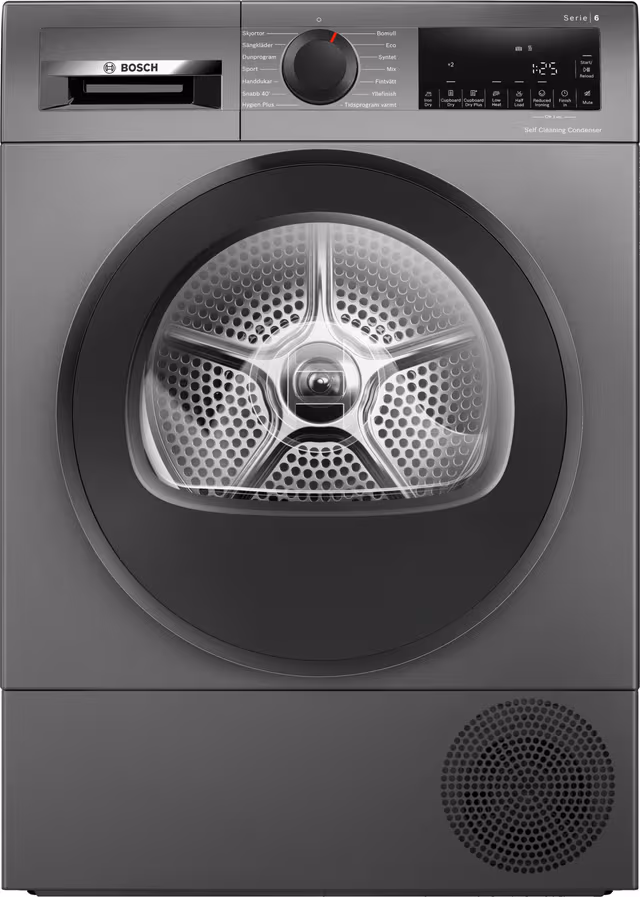 Bosch Serie 6 Torktumlare WQG245DXSN (9kg)