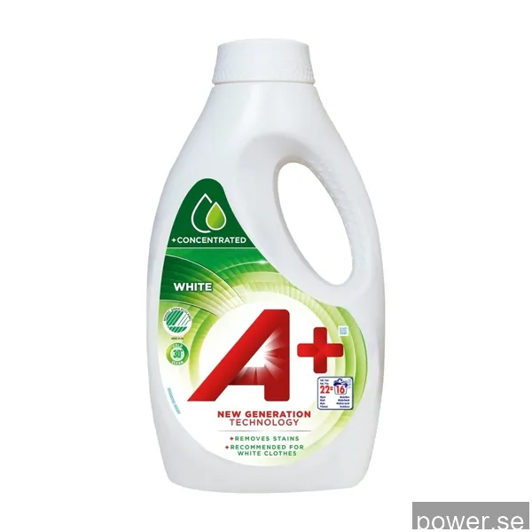 A+ Flytande tvättmedel white 880 ml