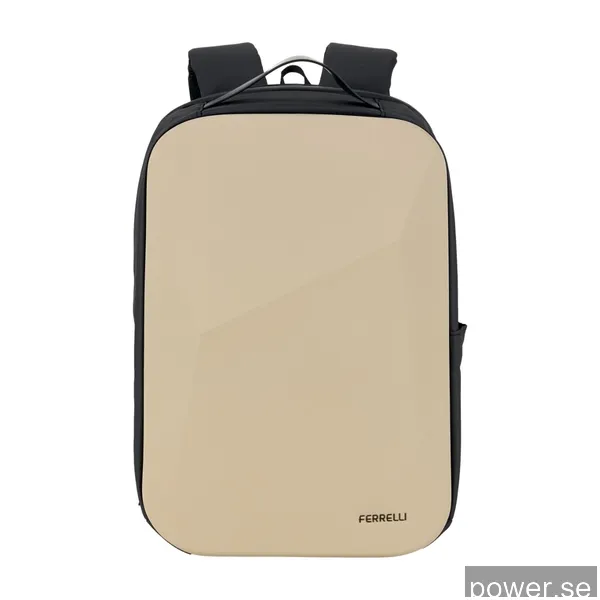 Ferrelli Hardshell-ryggsäck, beige