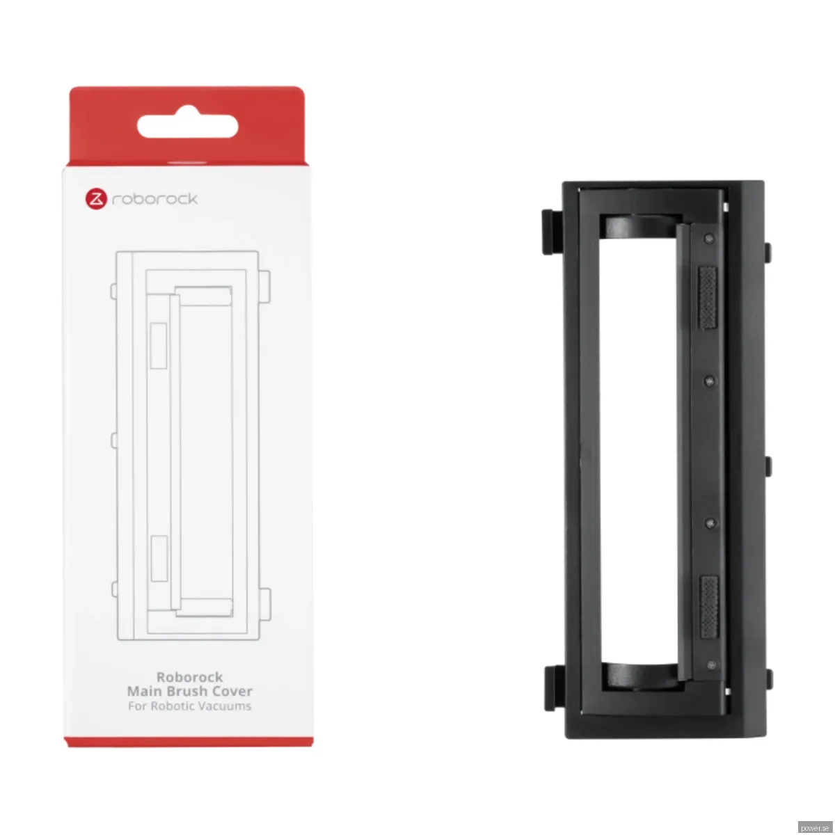 Roborock Q8/Q7 huvudborstskydd, mörkgrå