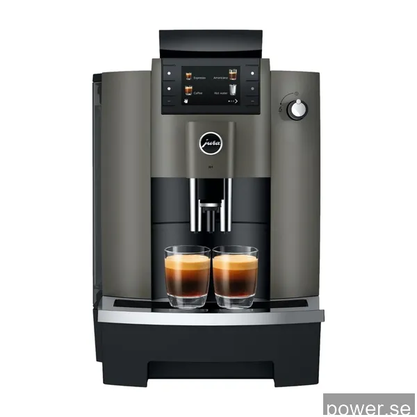 Jura W4 kaffemaskin, Dark Inox