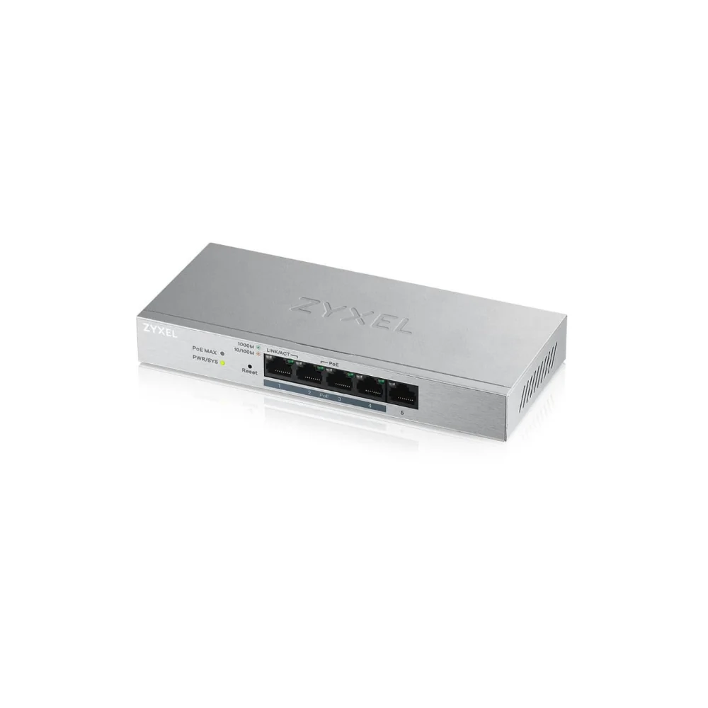 ZyXEL GS1200-5HP v2 5-Port Web Managed PoE Gigabit Switch