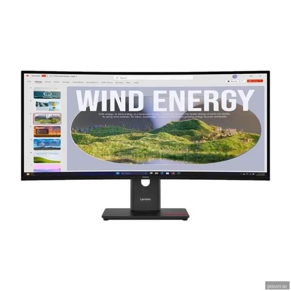 Lenovo ThinkVision T34WD-40 34" - Böjd Ultrawide 3440x1440 - VA - 120Hz