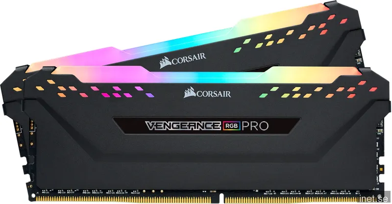16 GB (2x8GB) DDR4-3000 Corsair Vengeance RGB Pro CL15 - Svart