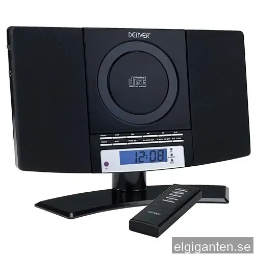 Denver Musikcenter med radio svart