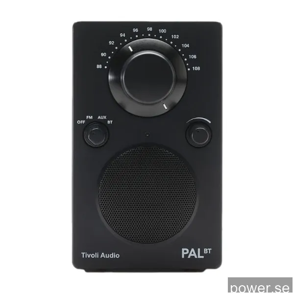 Tivoli Audio PAL BT bärbar radio, svart